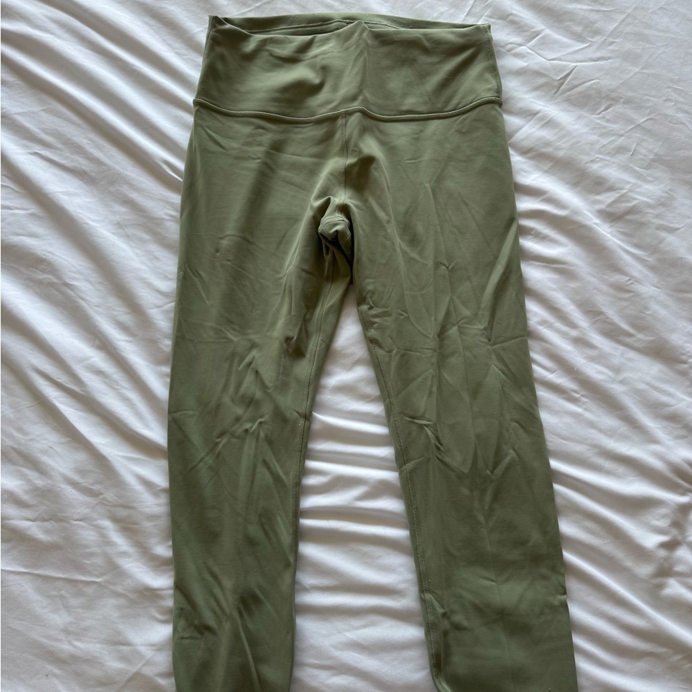 Sage Green High-Waisted Leggings